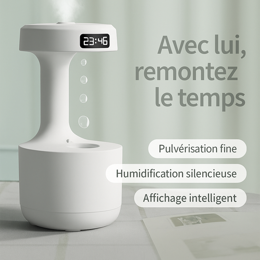 ZenMist™ – Humidificateur Anti-Gravité à Brume Relaxante et Design Futuriste